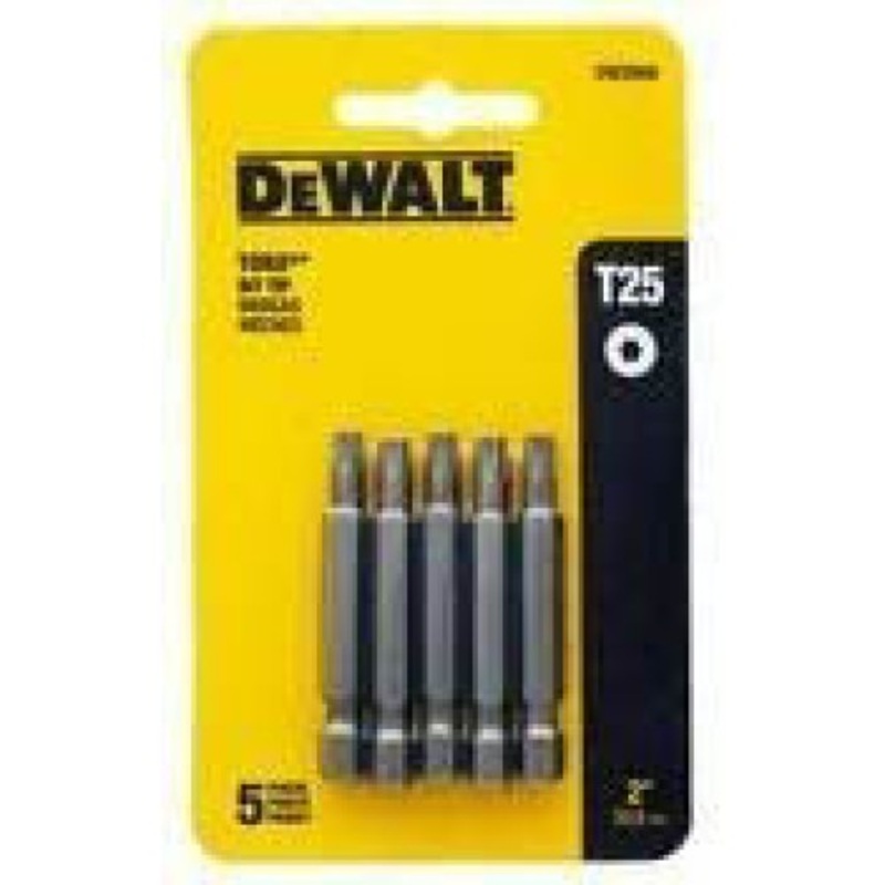 DW2666 – TORX BIT T25  (5 pcs/pkg)