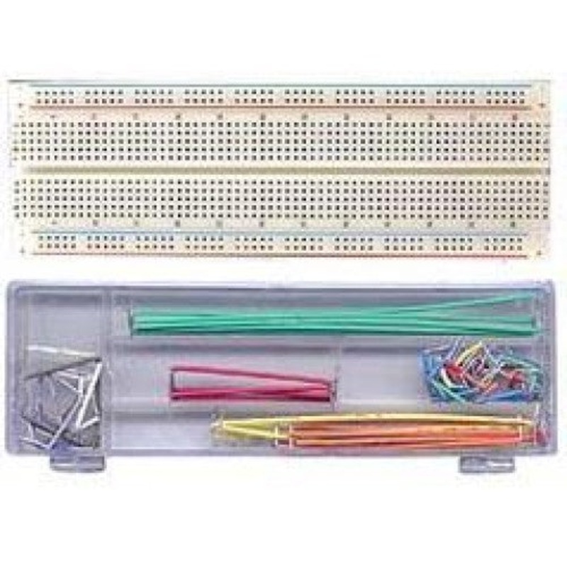 MB-830J – BREADBOARD WITH WIRING KIT 830 CONTACTS 70PCS JUMPER WIRES