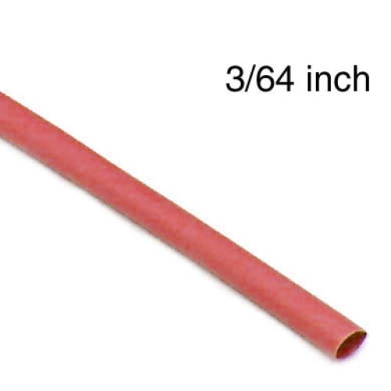 WYA-102C – TUBING HST 3/64INX4FT SW RED 2:1 600V 125C