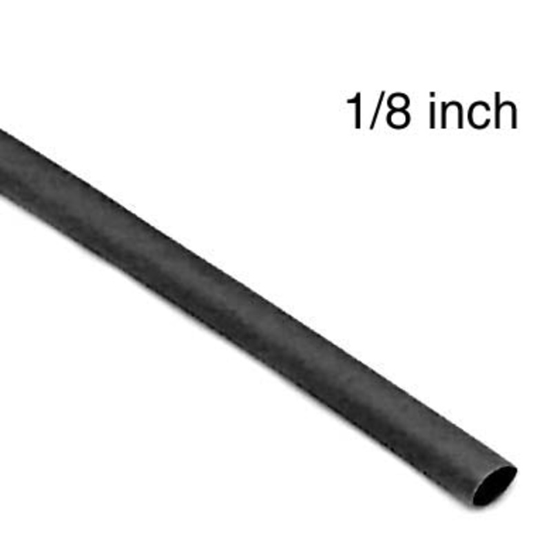 WYA-173D – TUBING HST 1/8INX4FT SW BLK 2:1 600V 125C