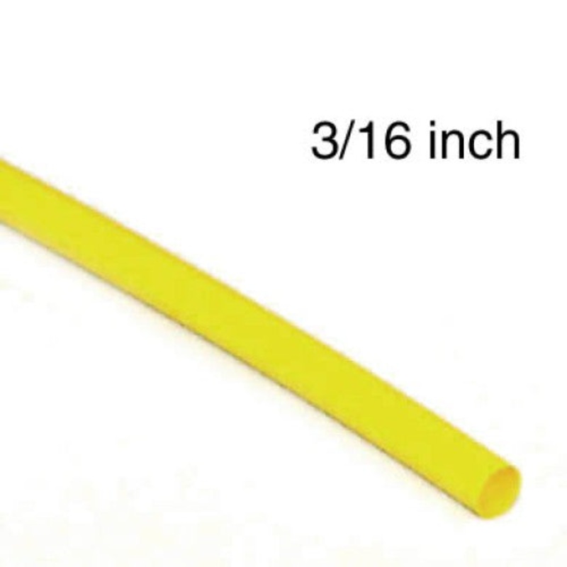 WYA-200C – TUBING HST 3/16INX4FT SW YEL 2:1 600V 125C