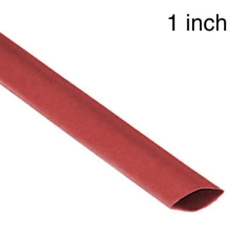 WYA-318C – TUBING HST 1INX4FT SW RED 2:1 600V 125C