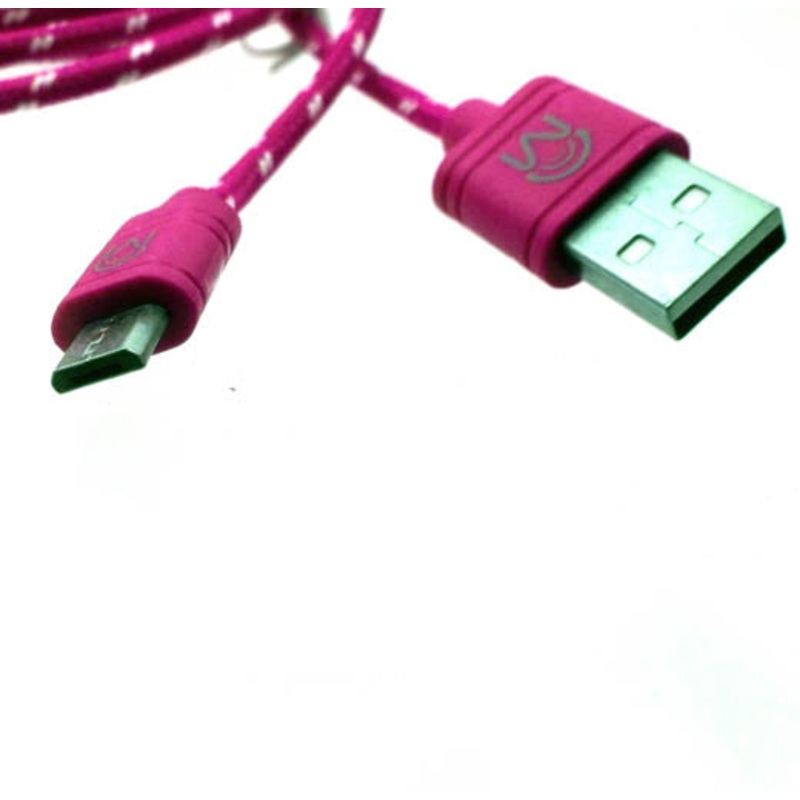 00571 – USB CABLE A MALE TO MICRO B MALE 3FT PURPLE