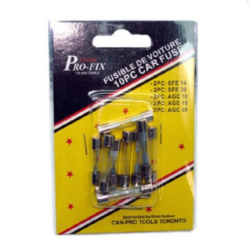 59291 – FUSE FB KIT 10/15/20/30A-32V 6.3X32MM 14A-32V@6.3X25.4MM (10 pcs/pkg)