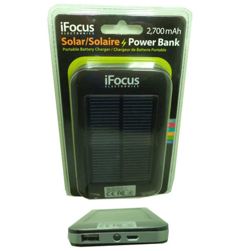 86592 – POWER BANK SOLAR CHARGER 2700MAH