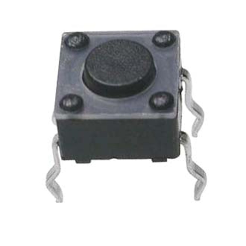 LS-00003 – PUSH SWITCH MOM 1P1T NO PCST SQR 6X6MM ACTUATOR HT 2.4MM BLK (25 pcs/pkg)