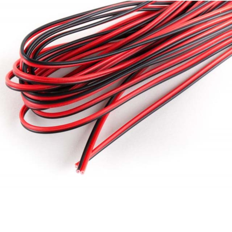 LS-00035 – DC WIRE 26AWG BLK/RED PAIR 16FT
