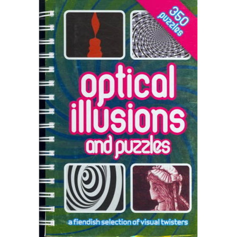 S41502 – OPTICAL ILLUSIONS AND PUZZLES BOOK 350 PUZZLES