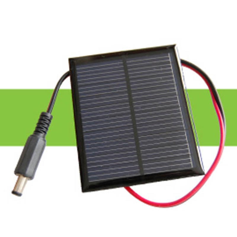 SC20072 – SOLAR PANEL 7.2V 200MA 2.7X6.2IN W/2.1MM PLUG TERMINATION