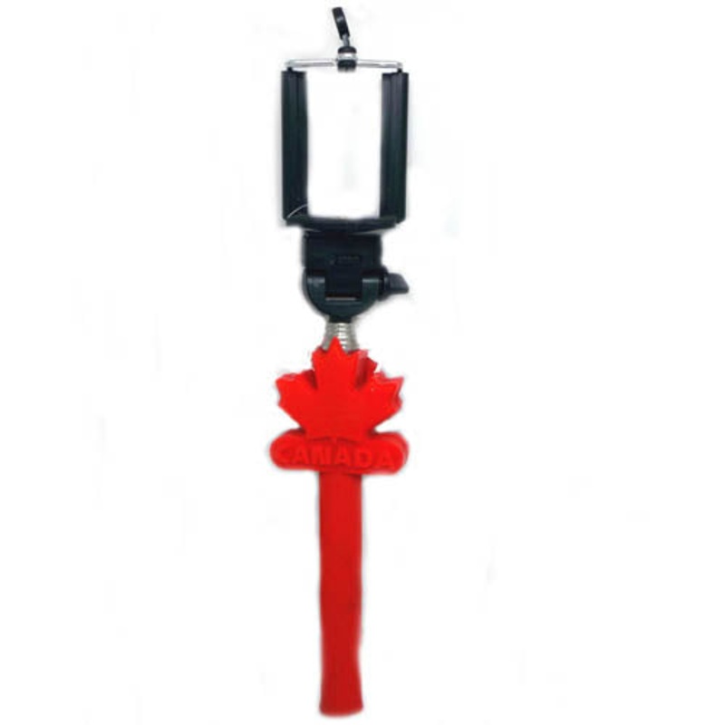 62311 – SELFIE STICK EXTENDABLE 8-43IN RED CANADIAN SOUVENIR