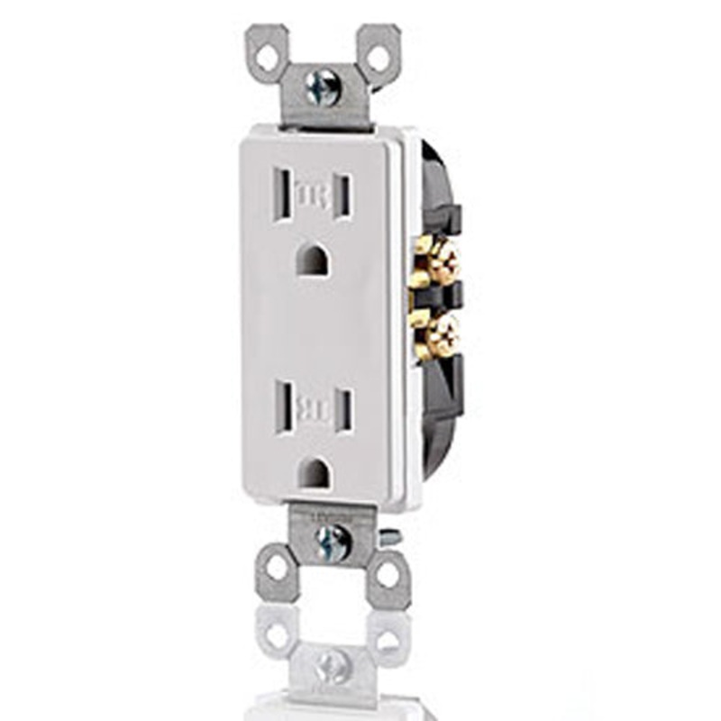 WP-1 – ELECTRICAL RECEPTACLE 2POS 15A 125V DECORA INSERT FOR WALLPLATE