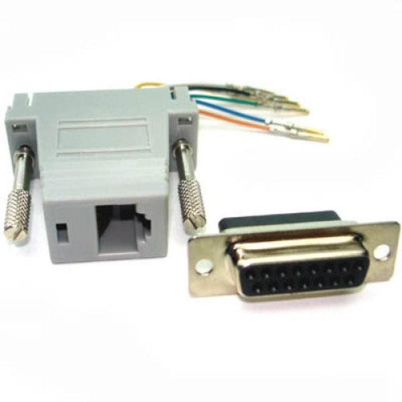 04-7145 – MODULAR ADAPTER DB15F/RJ45 8P8C