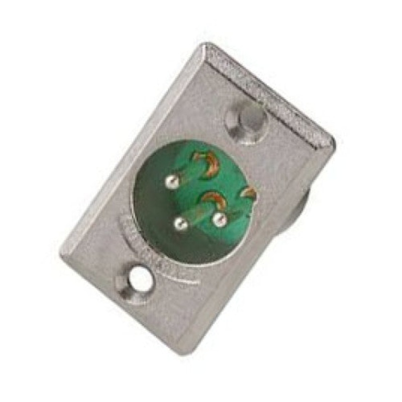 25-543-1 – XLR 3PL CHASIS MOUNT TIN SOLDER METAL