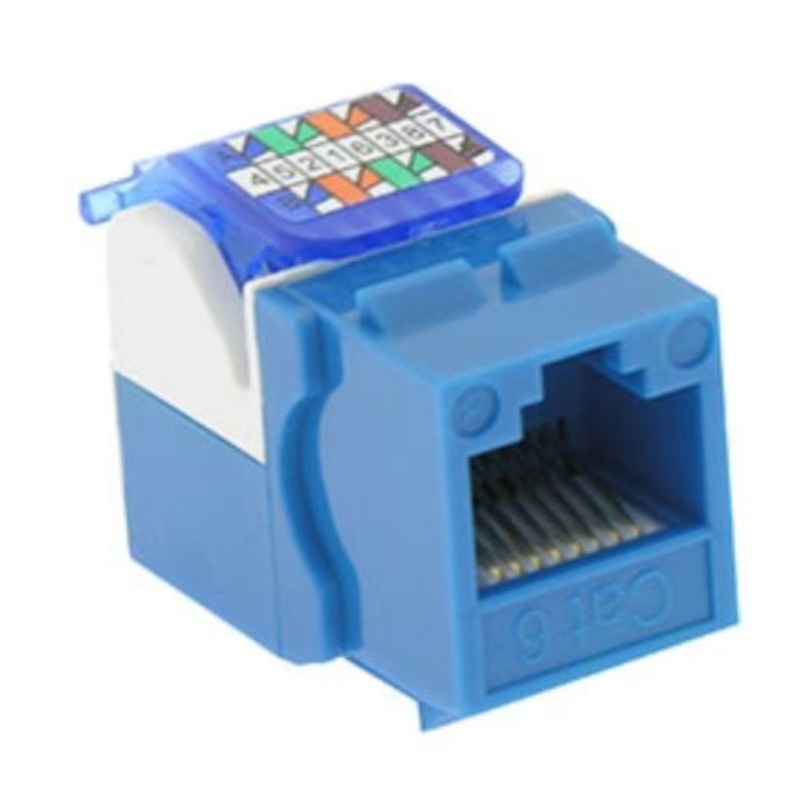 AGC-146H – KEYSTONE JACK CAT5E BLU TOOLLESS