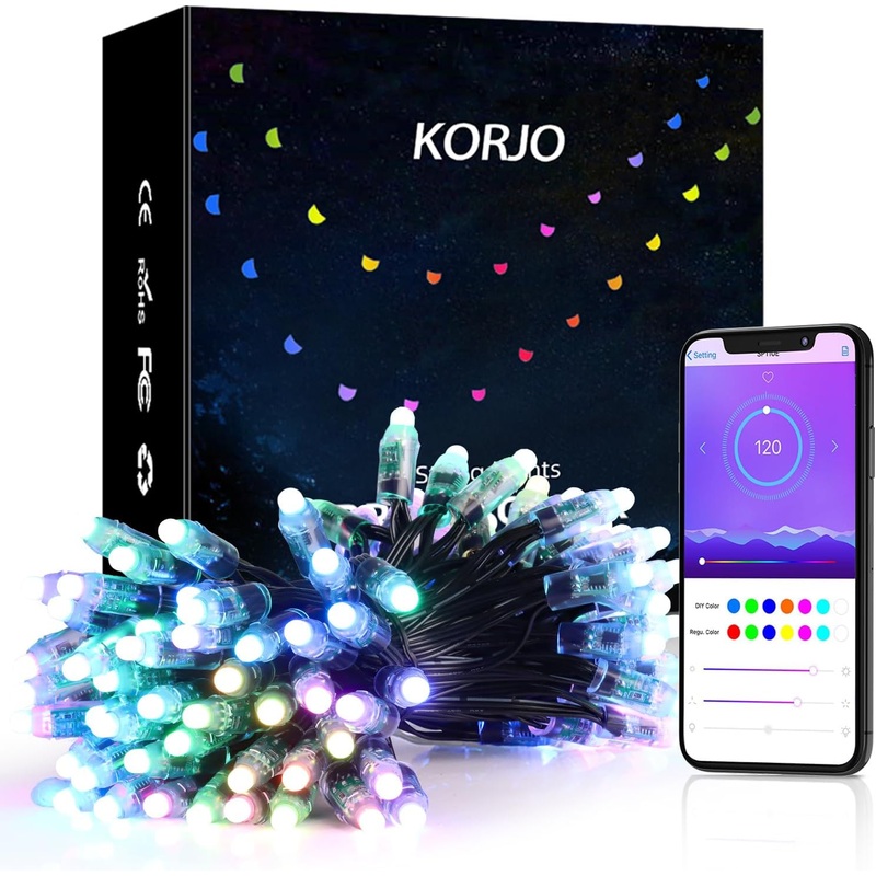 BKZR-4282 – LED STRING LIGHT OUTDOOR 42FT BLUETOOTH WITH 12V PSU