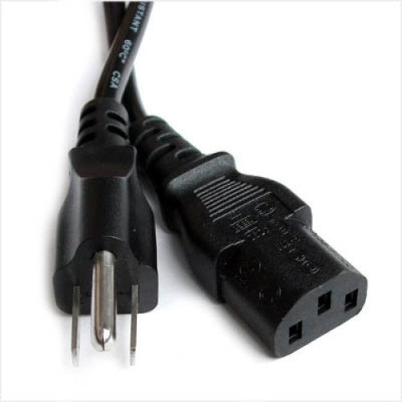CPC15 – INST CORD 3/18 15FT RND BLK SVT PLUG 5-15P TO FEM C13