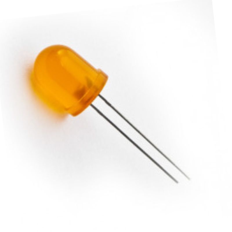 LEDGR-105030 – LED10 DIFF ORANGE 1.9V 10MA  (5 pcs/pkg)