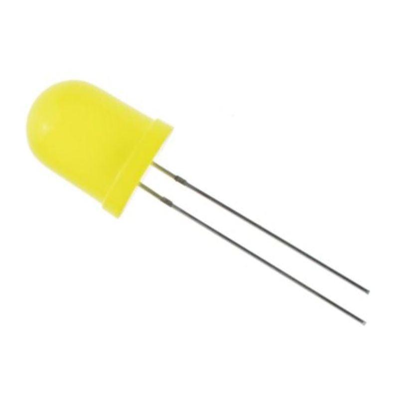 LEDGR-105040 – LED10 DIFF YEL 1.9V 10MA  (5 pcs/pkg)