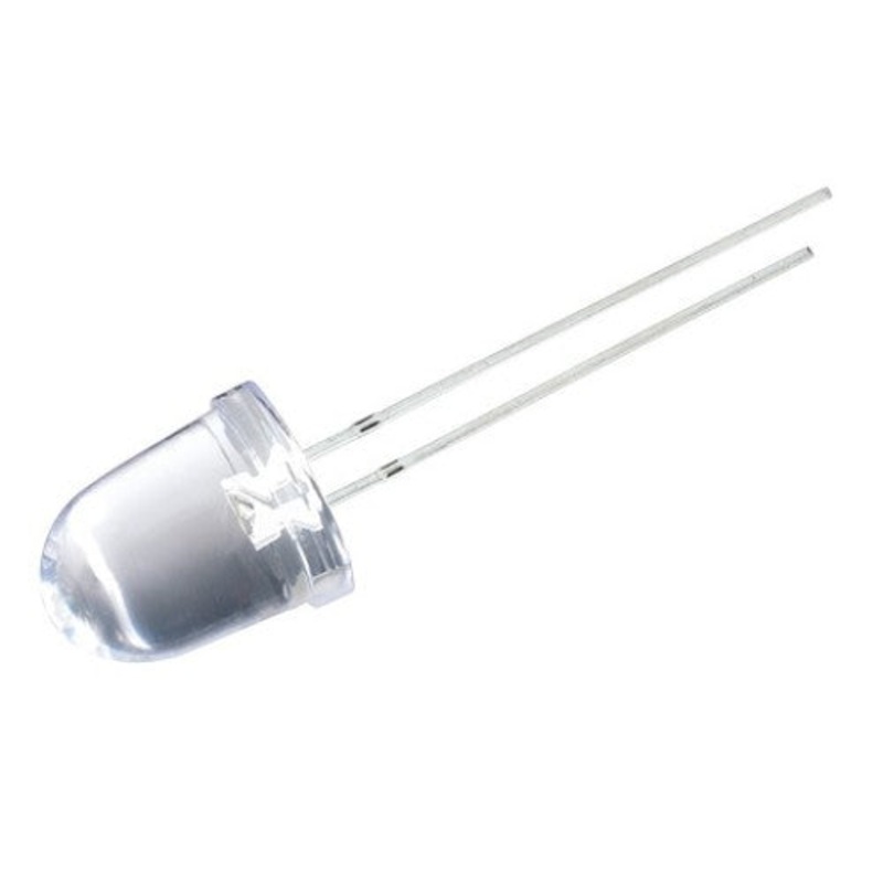 LEDTT-108019 – LED10 WATERCLEAR WHITE 14000MCD 3.3V 25MA