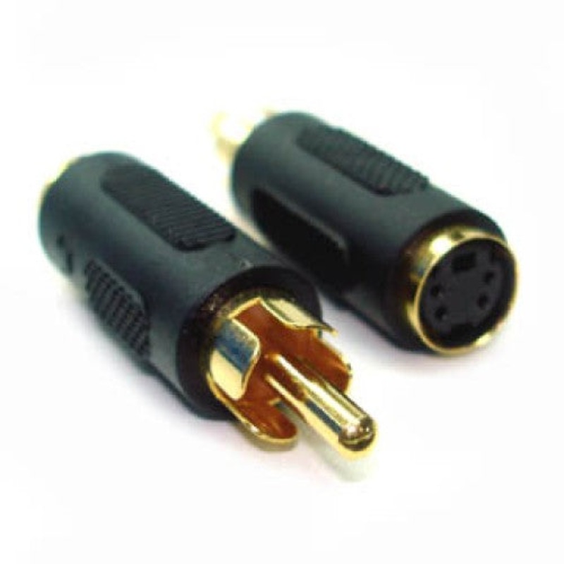 SVHSFRCAM – S-VIDEO ADAPT JACK-RCA  PL