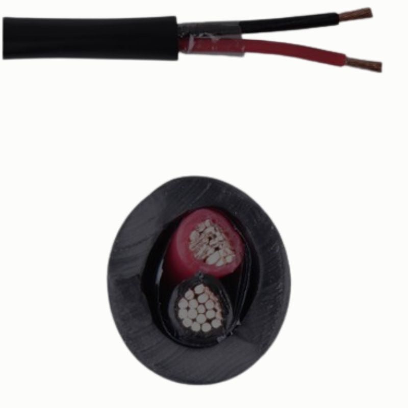 WCF-5204B – SPEAKER WIRE AWG 16 2C 100FT BLK DIRECT BURIAL