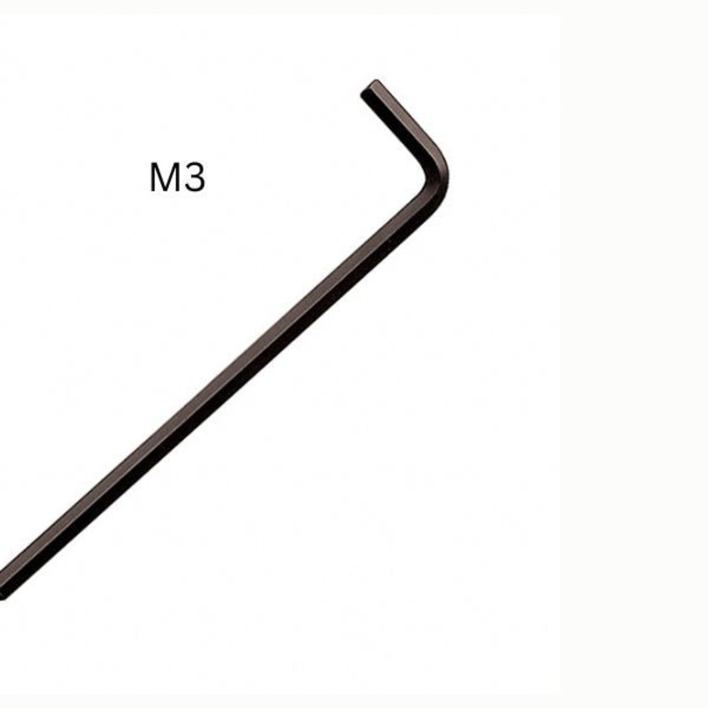 WRENH-221990 – HEX KEY L-SHAPE 3MM FOR HEX SET SCREW 1.5MM OVERALL LENGTH 5MM