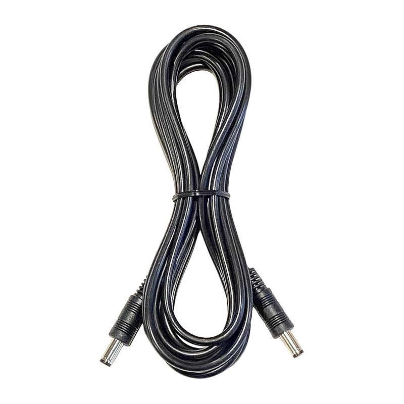 48-1042-15FT, 15 Foot Male to Male 2.1mm x 5.5mm Coaxial DC Power Cable ~ 22AWG