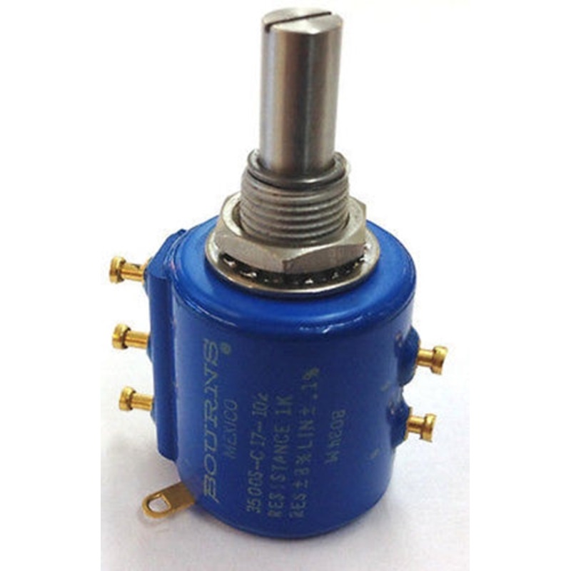 Bourns 3500S-C17-102, 10 Turn Wirewound Potentiometer 1,000 Ohm 1K Ohm