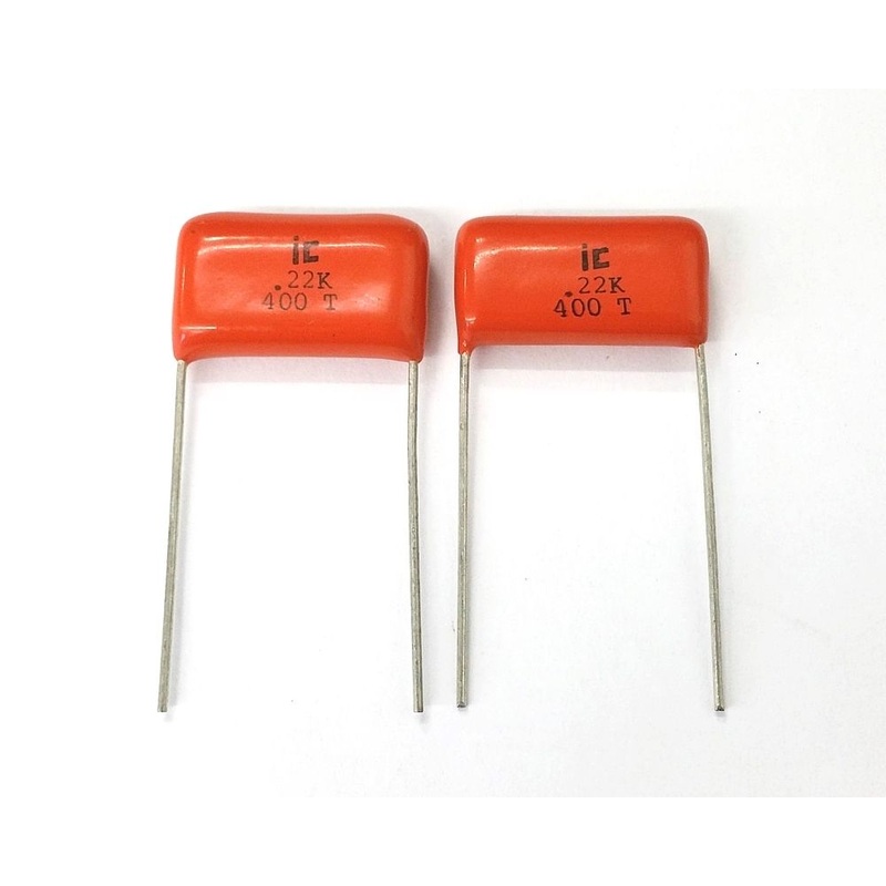 Lot of 2 0.22uF 400V Metal Film Capacitors ~ Illinois Capacitor 224MSR400K