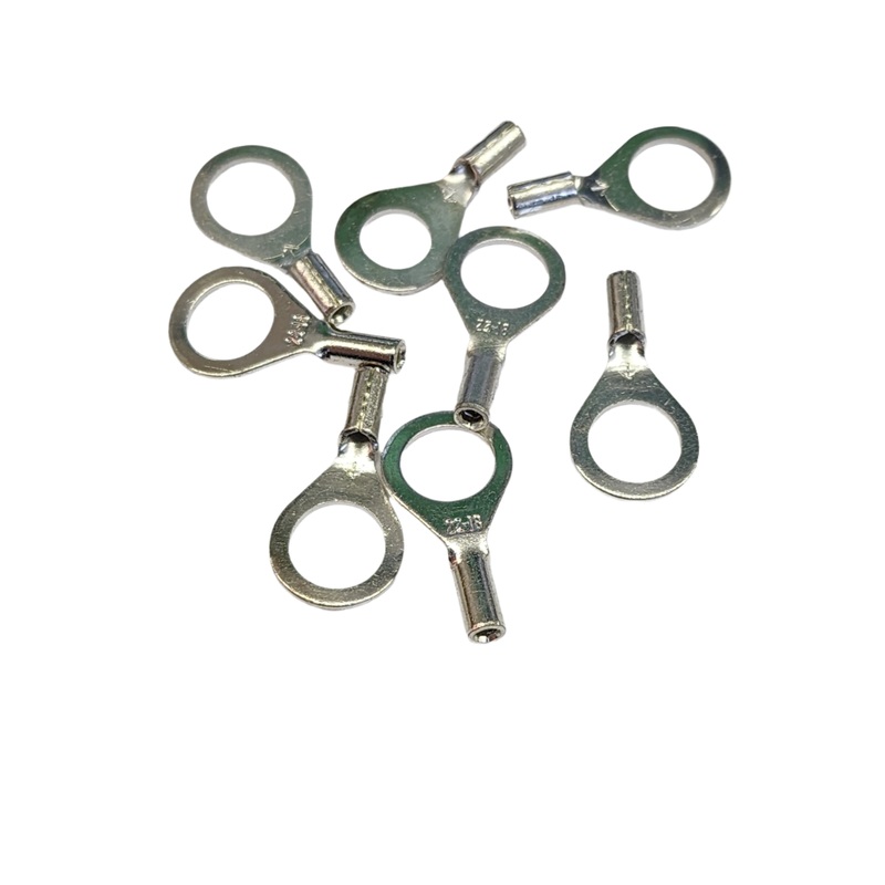 Philmore 65-1028, 10pc 5/16″ Ring Non-Insulated Crimp Terminals for 22-16 AWG