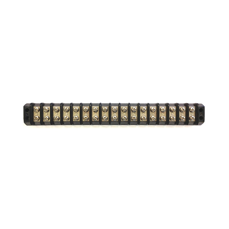 TRW Cinch/Beau 17-142, 17 Position Terminal Block Barrier, Strip 30A @ 250V AC