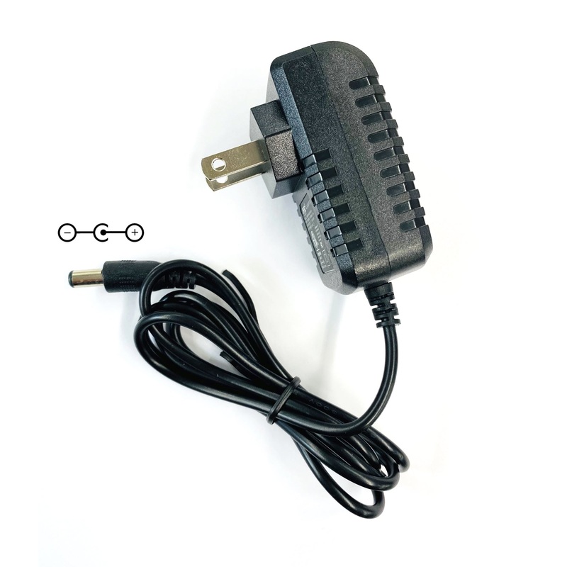 5VDC @ 1A Regulated Power Supply Adapter 5.5mm x 2.1mm DC Plug (+) Center