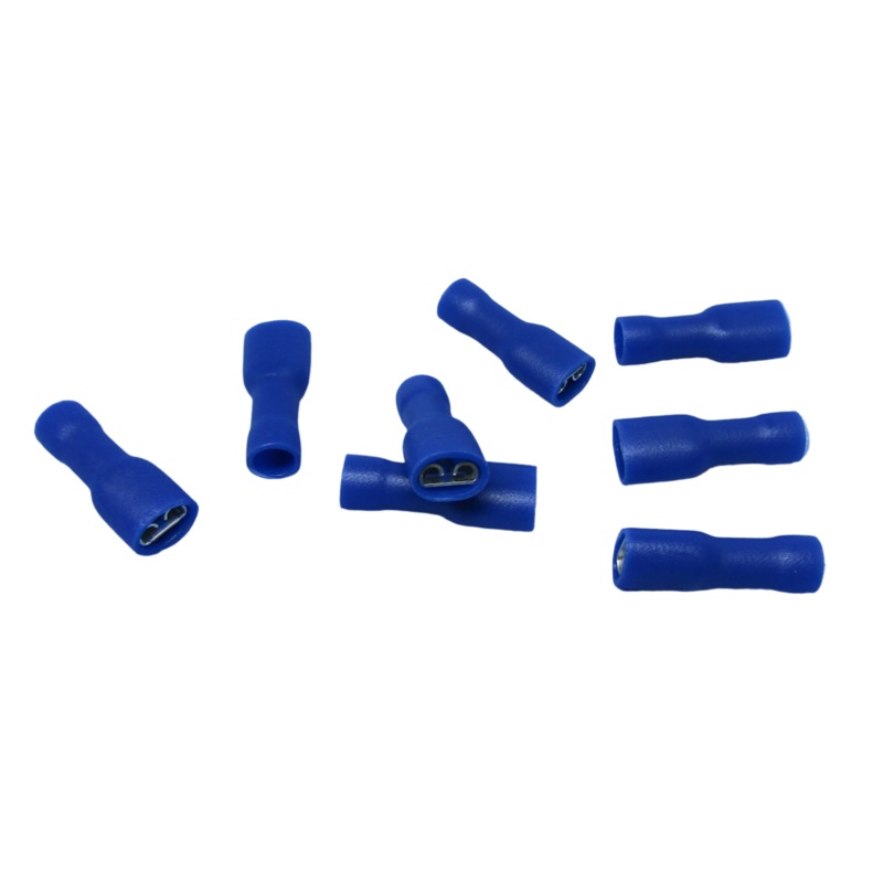 65-4342C, Philmore .187 Slide Spade Female Fully Ins Tab 16-14 AWG 100pk