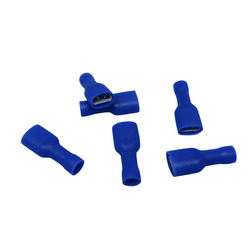 65-4345C, Philmore  .250 Slide Spade Female Fully Ins Tab 16-14 AWG 100pk