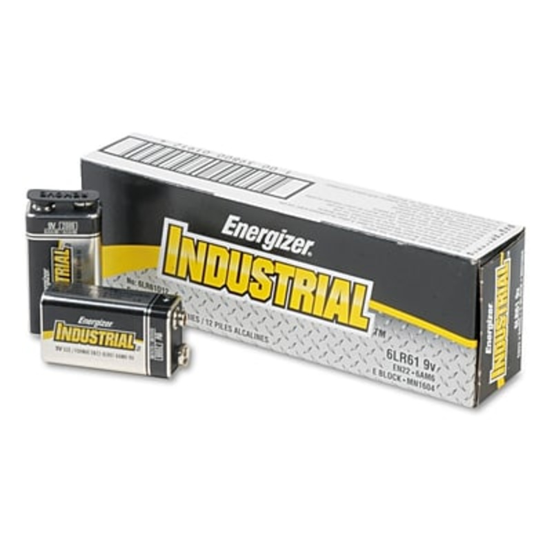 9V  Industrial Batteries 12pk EN22