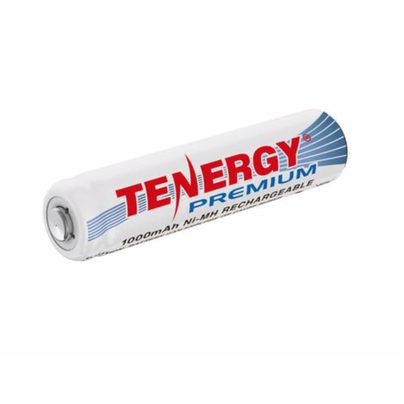 AAA 1000mAh NiMH Battery 4pk 10405-4 Tenergy Nickle Metal Hydride