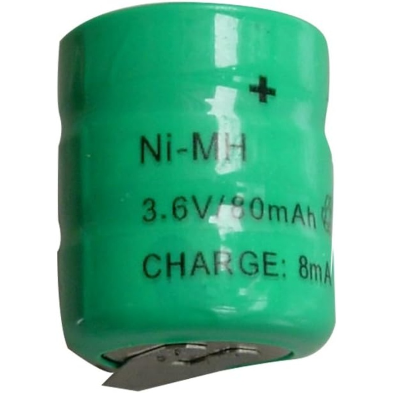 COMP-16-2NMHP Dantona    Ni-MH 80mAh 3.6V Rechargable Battery Cells with