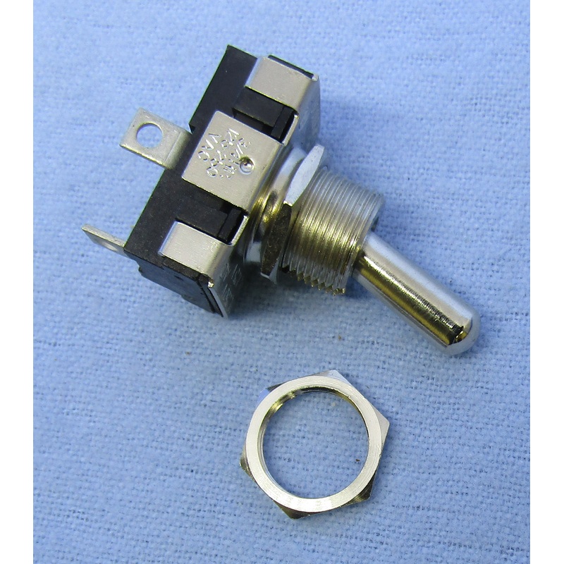 Philmore 30-076 SPST OFF-(ON), Heavy Duty Bat Handle Toggle Switch 20A@125V AC