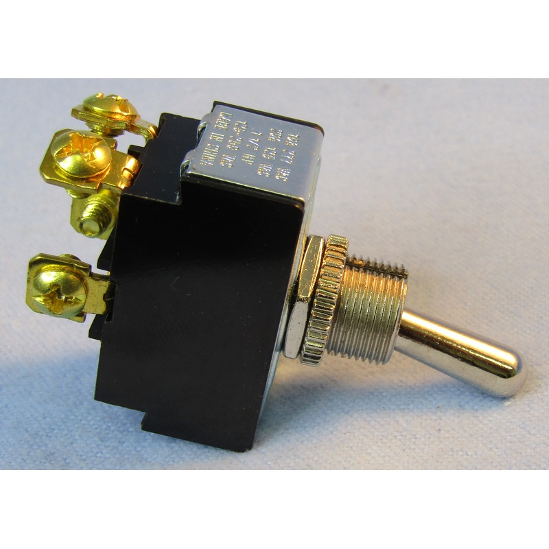 Philmore 30-365 DPST ON-(OFF), Heavy Duty Bat Handle Toggle Switch 20A@125V AC