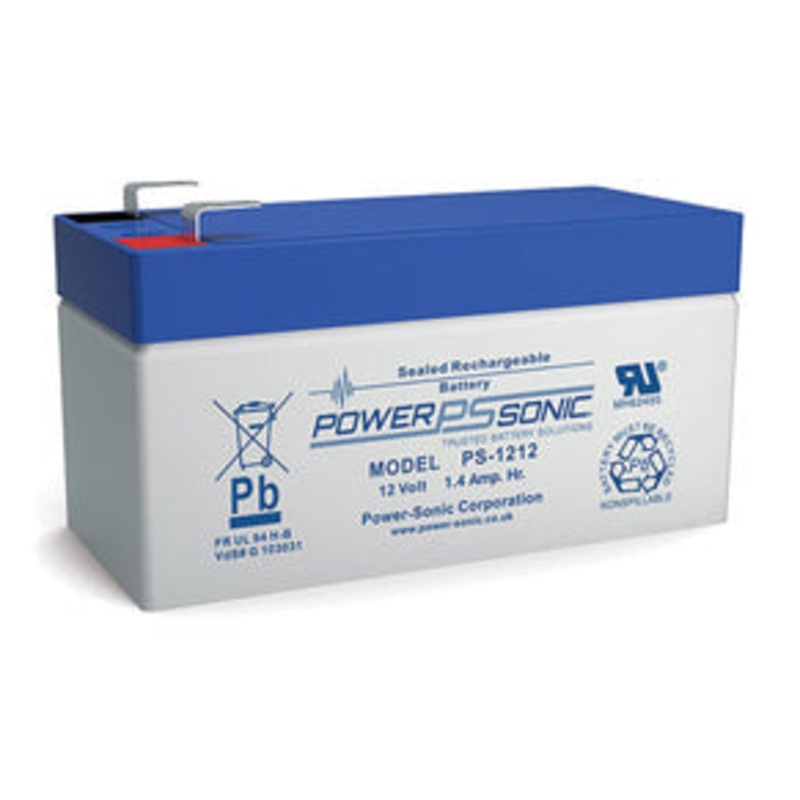 PS-1212 F1  12V 1.4AH F187 Terminals Sealed Lead Acid SLA