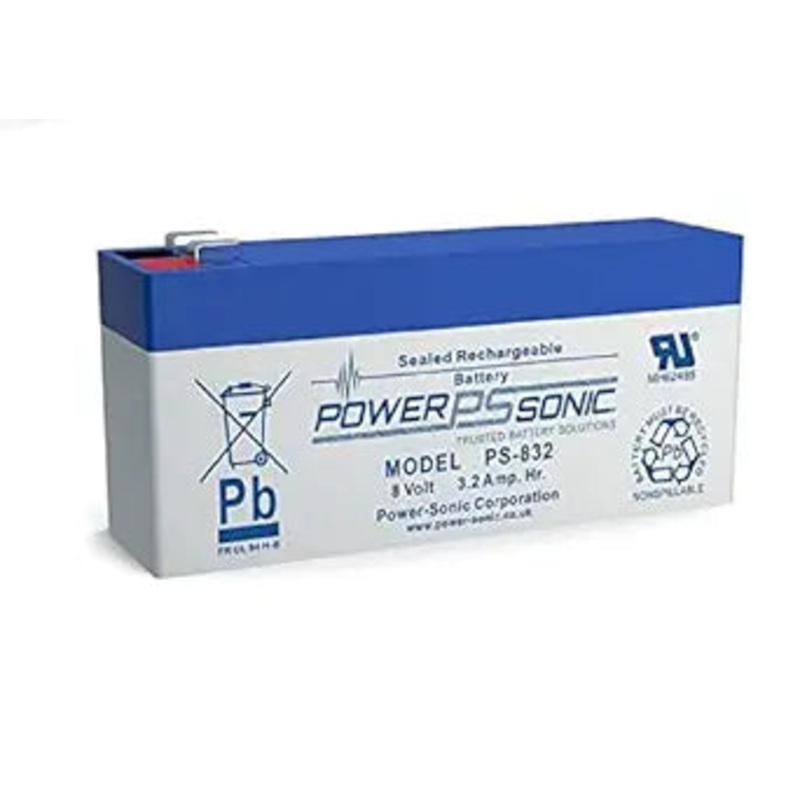 PS-832 F! 8v .187 Terminal 3.2A Sealed Lead Acid