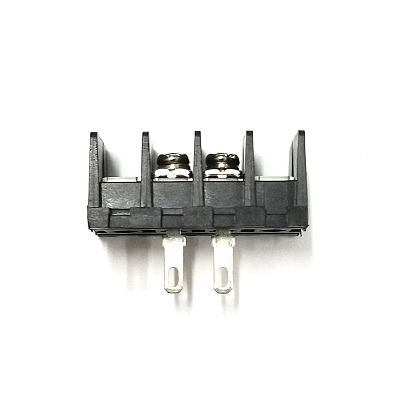 Sato Parts # ML-40-S1AXF-2P 2 Position Feed Through Terminal Block ~ 10A @ 250V