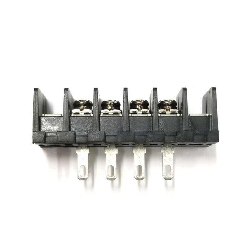 Sato Parts # ML-40-S1AXF-4P 4 Position Feed Through Terminal Block ~ 10A @ 250V