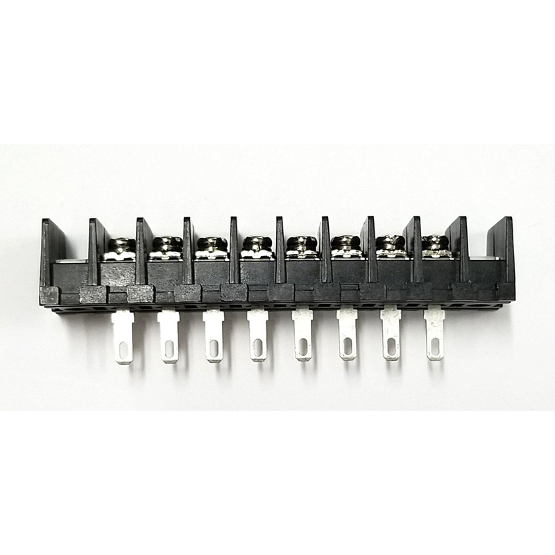 Sato Parts # ML-40-S1AXF-8P 8 Position Feed Through Terminal Block ~ 10A @ 250V