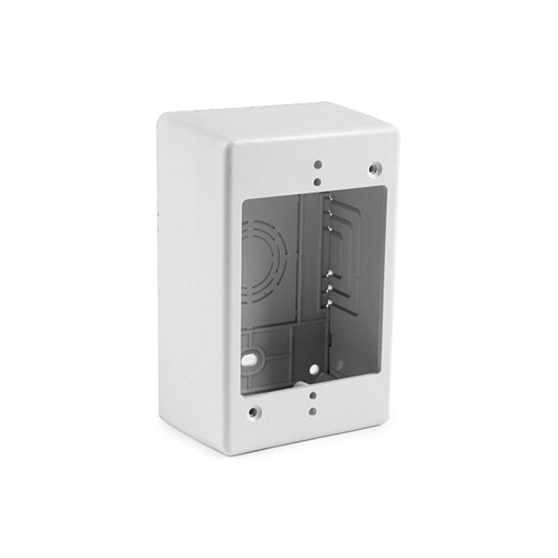 TSRW-JB2 Single Gang Junction Box, 2″ Deep, PVC, WH