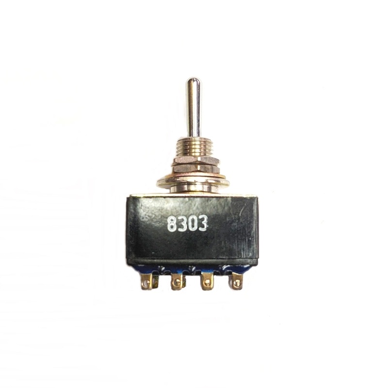 Alcoswitch MST405P, 4PDT ON-OFF-ON, Mini Toggle Switch 5A@115V