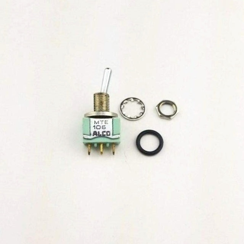 Alcoswitch MTE106D, SPDT ON-ON, Sealed Mini Toggle Switch 6A@125V, 4A@28V DC