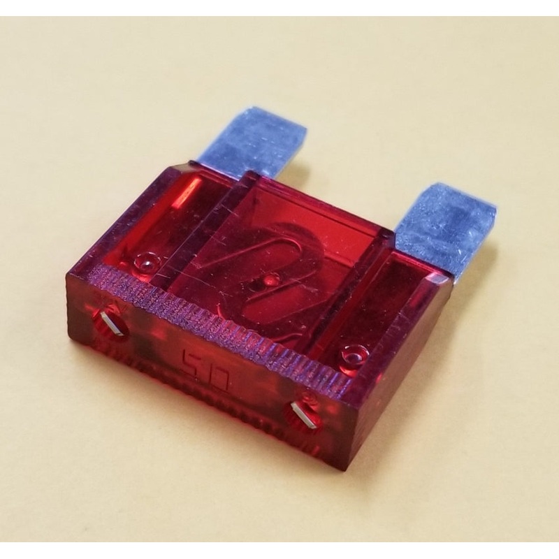 MAX50A, Philmore 50 Amp MAXI Style Fuse 50A, Red