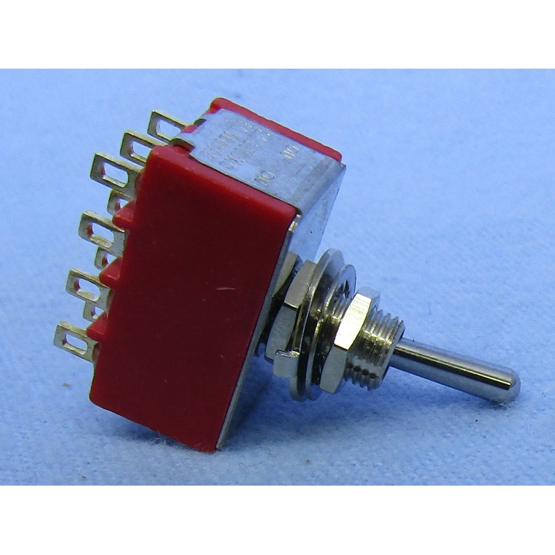 Philmore 30-10034 4PDT ON-ON Mini Toggle Switch 5A@120V/28V DC