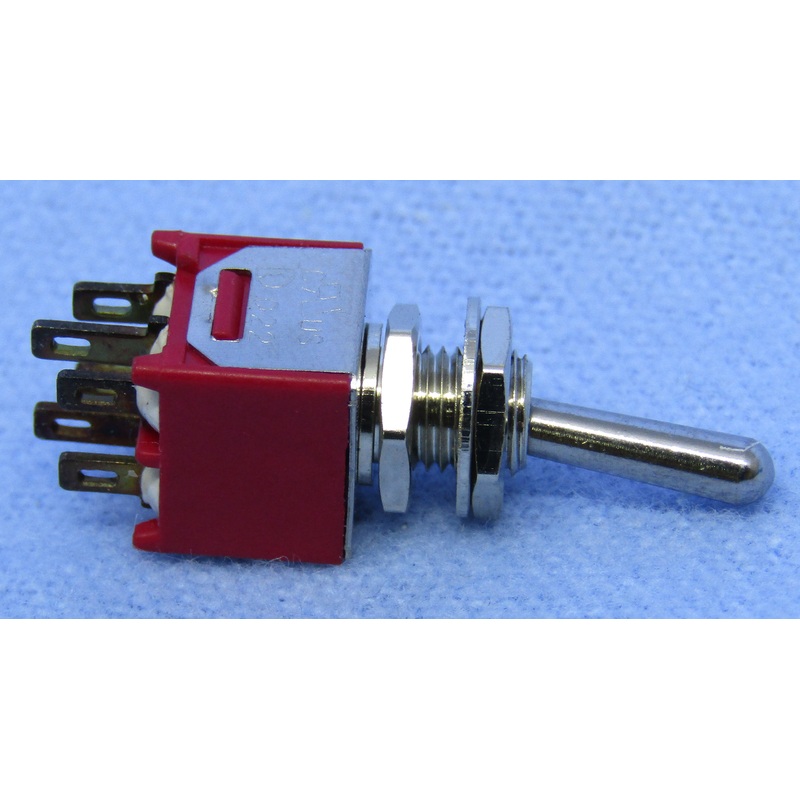 Philmore # 30-10052 DPDT ON-(ON) Sub-Mini Toggle Switch 3A@120V AC/28V DC
